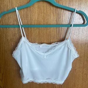 White lace cami. Size M